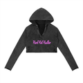 Vintage Washed Raw Edge Hoodie